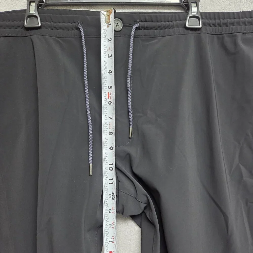 Proper Cloth Pants Mens 46x29 Black The Milano Performance Jogger Travel Comfort